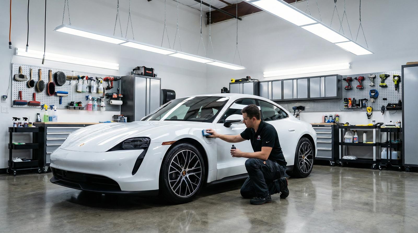 丝袜 - 陶瓷镀膜施工全流程视频教程